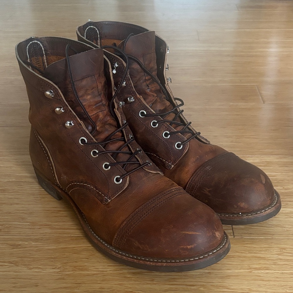 Red Wing Iron Ranger Size 12 Rough and Tough Copper